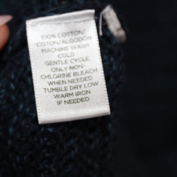 Ann Taylor LOFT Heathered Blue LS Sweater Size XS - Picture 6 of 7